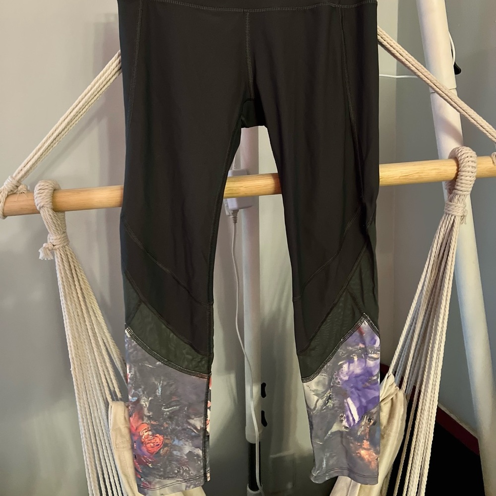 SOLD Leggings with floral calves